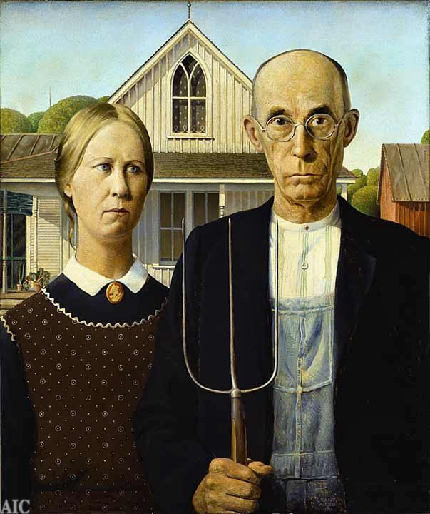 American Gothic repro